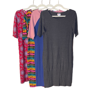 LuLaRoe Large Julia Dress Lot / Bundle